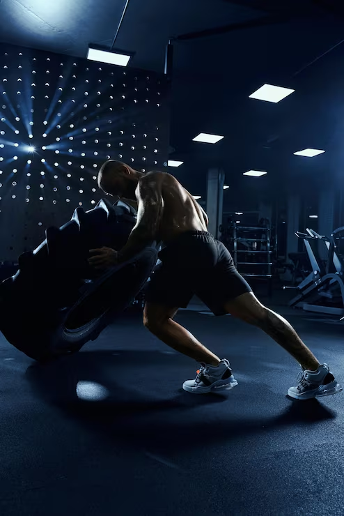 Gym workout in Qatar
